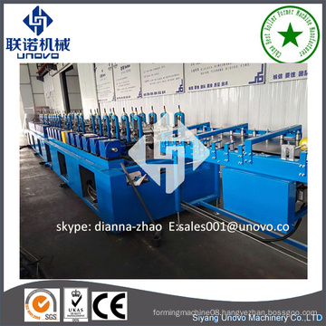 Siyang Unovo self-lock oval tube production line construction machinery